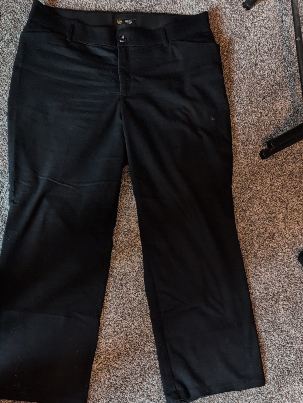 Lee Flex Motion Black Trouser